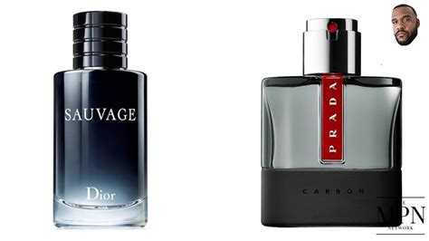 prada carbon vs dior sauvage|luna rossa carbon fragrantica.